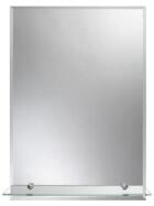 Zrcadlo 60 x 80 cm fazeta polička MILANO